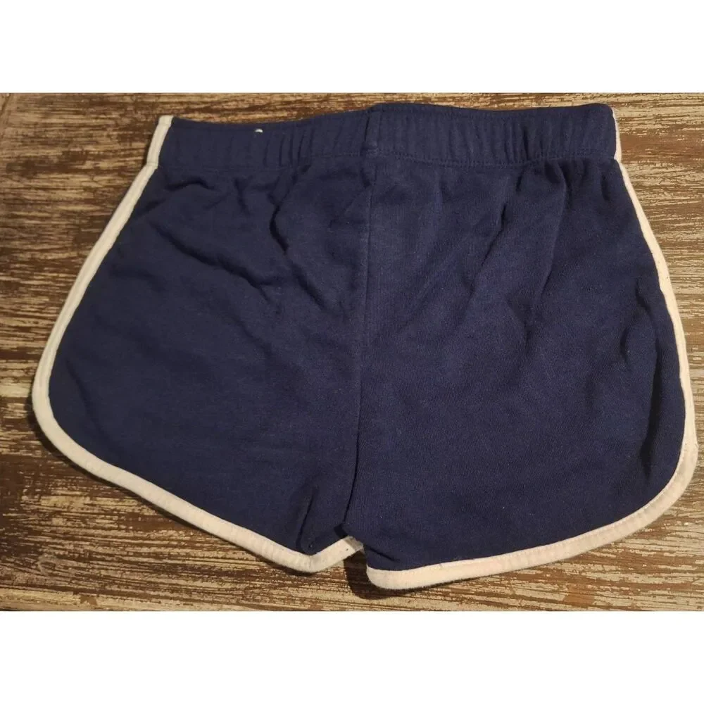 Justice Girls‎ Gymnast Elastic Navy Shorts w/ Tie Patriotic Size 10
